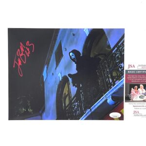 Ghostface Jeff Brockton Signed Balcony Shot Photo Scream 3 JSA