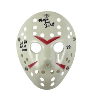Martin Jay Sadoff Signed Jason Voorhees Mask Friday The 13th JSA