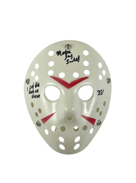 Martin Jay Sadoff Signed Jason Voorhees Mask Friday The 13th JSA