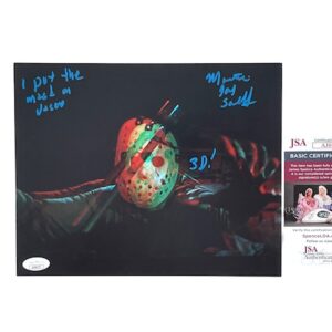 Martin Jay Sadoff Signed Photo Friday The 13th JSA + 3D Glasses