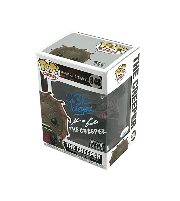 Jeepers Creepers Signed FYE Funko Pop Jonathan Breck Kevin Ball - Image 2