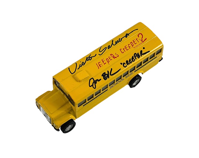 Jeepers Creepers 2 Cast Signed Promo School Bus Jonathan Breck