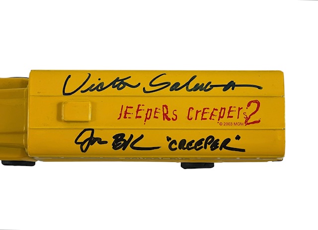 Jeepers Creepers 2 Cast Signed Promo School Bus Jonathan Breck - Image 4