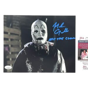 Art The Clown Signed 8x10 Photo Mike Giannelli All Hallows' Eve Terrifier JSA