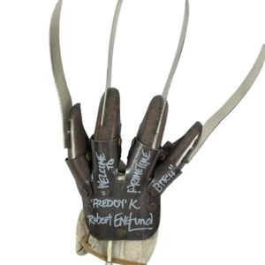 Nightmare on Elm Street Freddy Krueger Signed Glove Robert Englund