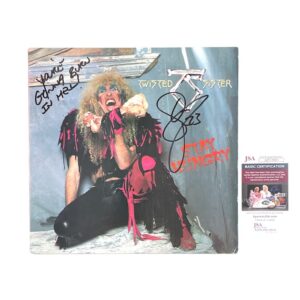 Twisted Sister Signed Stay Hungry Vinyl Record Album JSA COA 🔥🤘