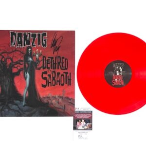 Glenn Danzig Signed Deth Red Saboath Red Colored Vinyl Album JSA
