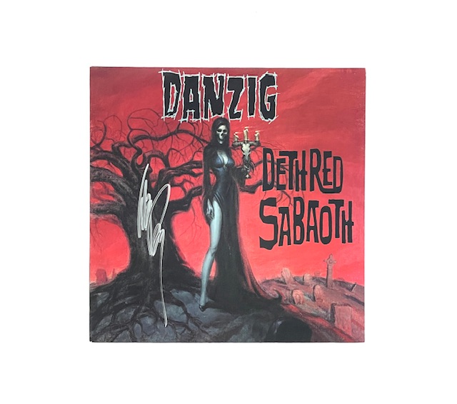 Glenn Danzig Signed Deth Red Saboath Red Colored Vinyl Album JSA - Image 3