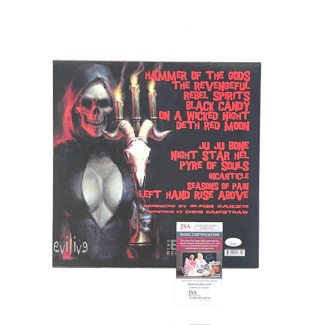 Glenn Danzig Signed Deth Red Saboath Red Colored Vinyl Album JSA - Image 4