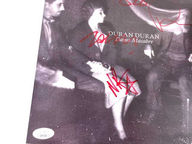 Duran Duran Band Signed Autographed Promo Poster Danse Macabre - Image 3