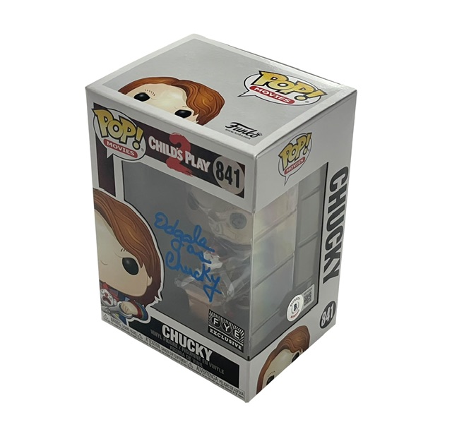 Child's Play Chucky Signed Autographed Funko Pop Ed Gale FYE RARE - Image 2