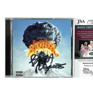 Busta Rhymes Rare Hand Signed CD Blockbusta Hip Hop Rap JSA COA
