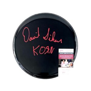 Korn Rare Autographed Signed 12" Drumhead David Silveria JSA Red