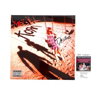 Korn Debut Album Vinyl Record Signed Drummer David Silveria JSA