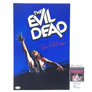 Evil Dead Signed 11x17 Horror Movie Poster FX Icon Tom Sullivan 3