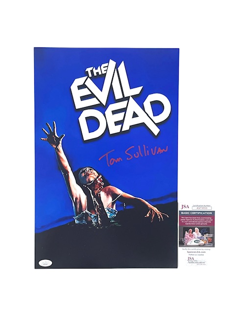 Evil Dead Signed 11x17 Horror Movie Poster FX Icon Tom Sullivan 3