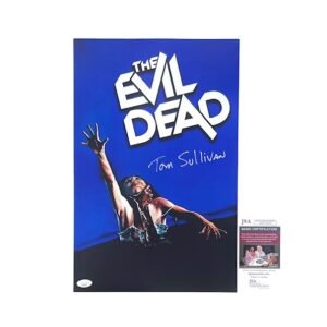 Evil Dead Signed 11x17 Horror Movie Poster FX Icon Tom Sullivan 1