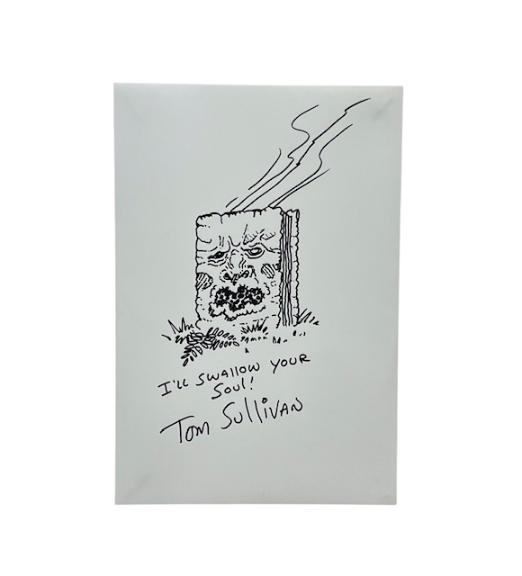 Tom Sullivan Evil Dead Necronomicon Hand-Drawn Signed Artwork