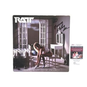Ratt Signed Invasion of Your Privacy Vinyl Bobby Blotzer JSA