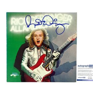 Rick Derringer Signed All America Boy Vinyl LP Record Album ACOA