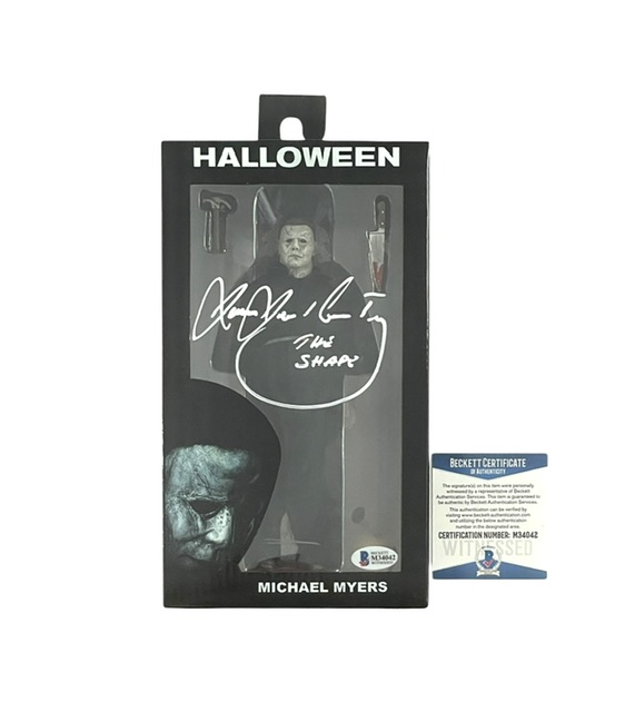 Halloween Michael Myers Signed NECA 8" Clothed Action Figure James Jude Courtney