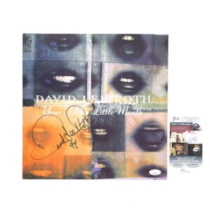 David Lee Roth Autographed Your Filthy Little Mouth Promo Poster