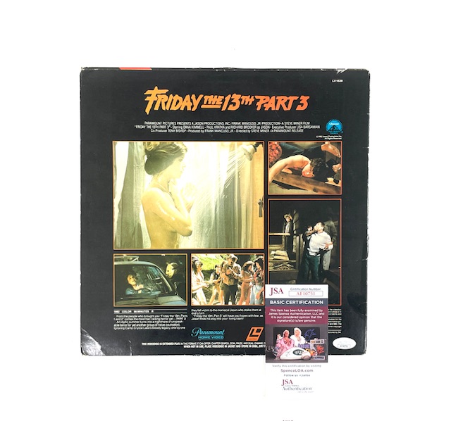 Friday The 13th Part 3 Signed Laserdisc Movie by 7 Cast Members - Image 2
