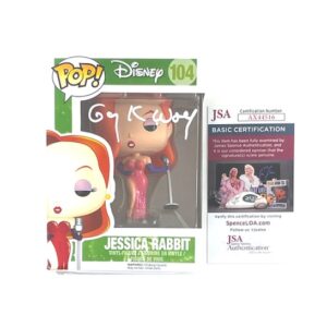 Who Framed Roger Rabbit Gary K. Wolf Signed Jessica Rabbit Funko