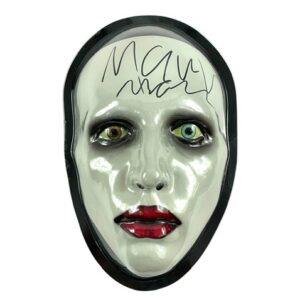 Marilyn Manson Autographed Limited Edition 3-Piece Prop Mask JSA