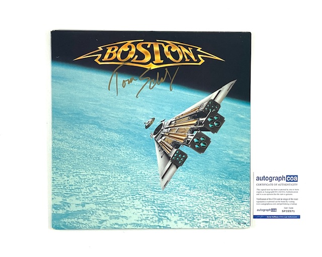 Boston Tom Scholz Rare Signed Third Stage Vinyl Record Album JSA