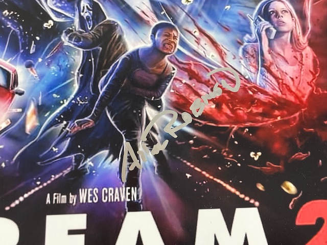Scream 2 Ghostface Cast Signed 12x18 Movie Poster JSA Version 2 - Image 3