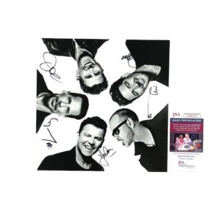 New Kids On The Block Rare Band Signed Poster Print NKOTB JSA COA