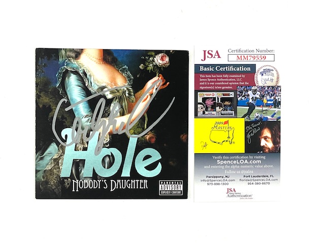 Courtney Love Signed Autographed Hole CD Booklet JSA Certified