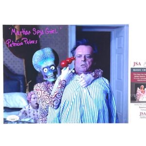 Patricia M. Peters Signed Martian Spy Girl Photo Mars Attack! JSA
