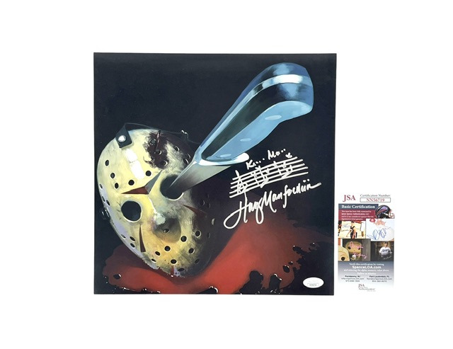 Harry Manfredini Signed Friday the 13th Part 4 Composer Poster