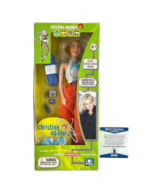 Christina Aguilera Signed Autographed Limited Edition Barbie Doll