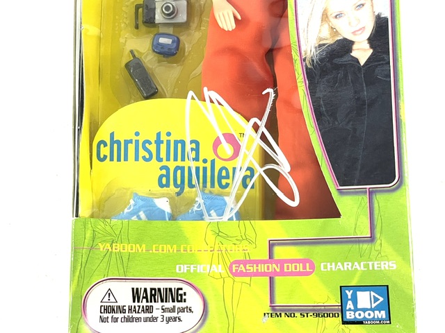 Christina Aguilera Signed Autographed Limited Edition Barbie Doll - Image 5
