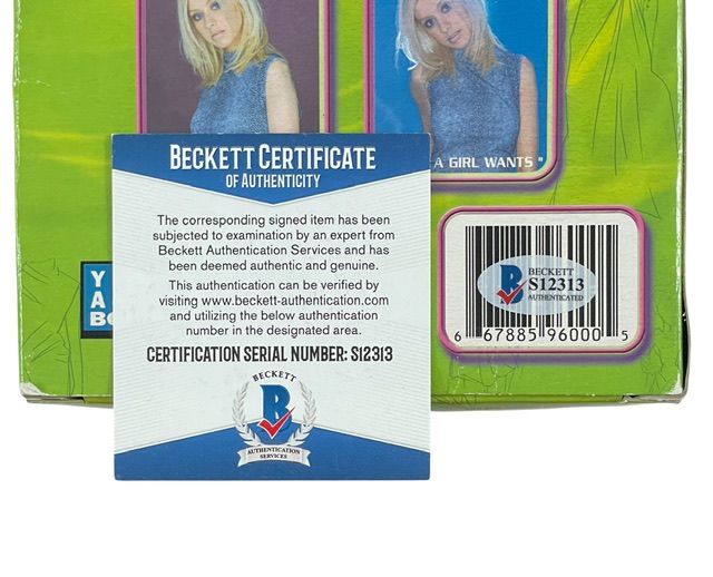 Christina Aguilera Signed Autographed Limited Edition Barbie Doll - Image 2
