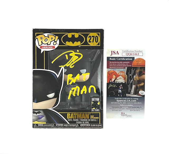 Batman Signed Funko Pop 80th Anniversary Dave Lea 1989 & Returns