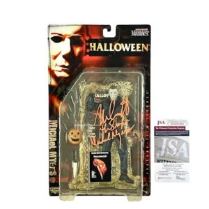 Halloween Signed Michael Myers Movie Maniacs Action Figure Nick Castle JSA