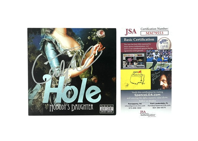 Courtney Love Signed Autographed Hole CD Booklet JSA Certified
