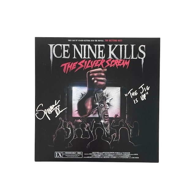 Ice Nine Kills Spencer Charnas Signed The Silver Scream Bloodshot Vinyl - Image 2