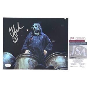Chris Fehn Signed 8x10 Photo JSA Witnessed Signature Slipknot 🥁