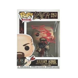 Slayer Kerry King Autographed Signed Funko Pop Vaulted Metal JSA
