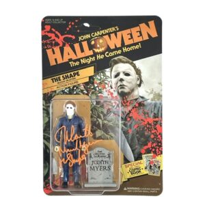 Halloween Signed Michael Myers H45 Blood Variant Action Figure Nick Castle