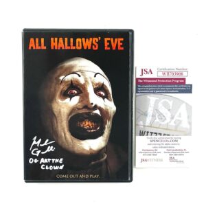 All Hallows Eve Signed DVD Movie Terrifier Mike Giannelli JSA