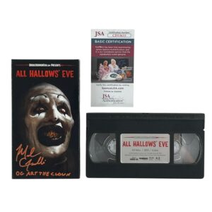 All Hallows Eve Signed Limited Edition VHS Tape Terrifier Mike Giannelli