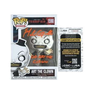 Art The Clown Signed Funko Pop Mike Giannelli All Hallows Eve Terrifier JSA
