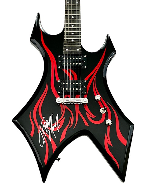 Kerry King Signed B.C. Rich Signature Model Warlock Guitar Slayer - Image 4