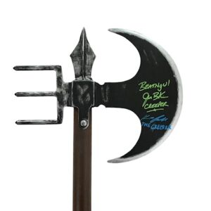 Jeepers Creepers Signed Prop Replica Creeper Axe Jonathan Breck & Kevin Ball